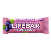 Thanh dinh dưỡng với việt quất và hạt diêm mạch sống không chứa gluten hữu cơ 47 g - LIFEFOOD